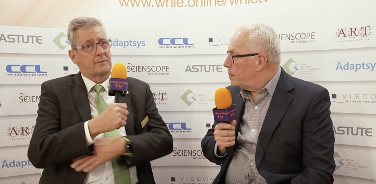 Harald Eppinger from Koh Young Technology at electronica 2024