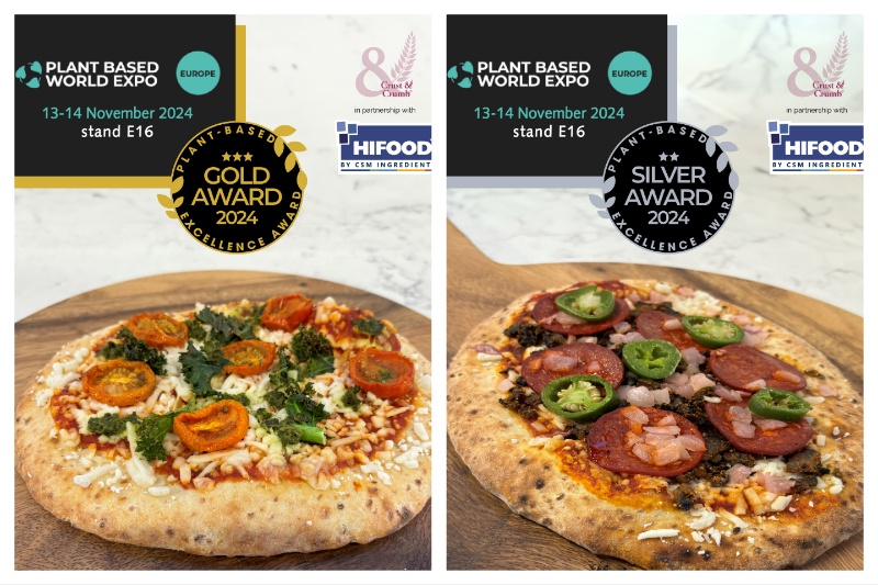 Hifood and Crust & Crumb Bakery recognised for protein-enriched pizzas