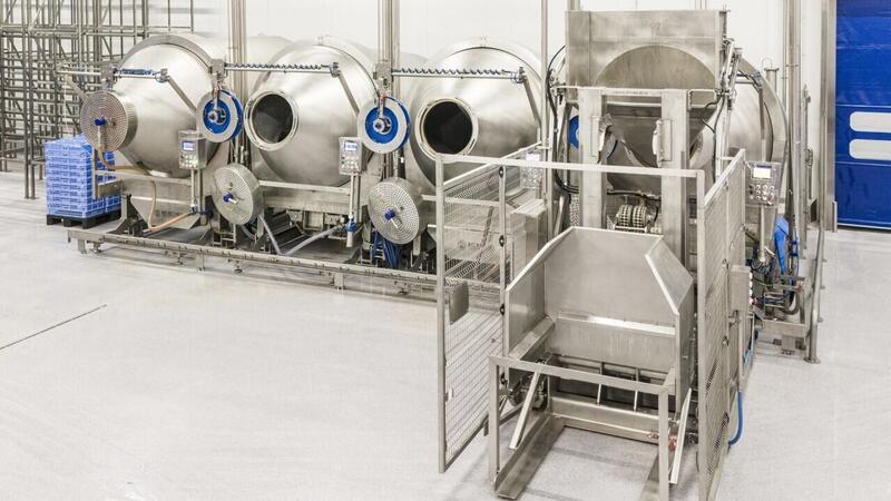 Inox Meccanica automatic vacuum salting systems enhance quality of final product