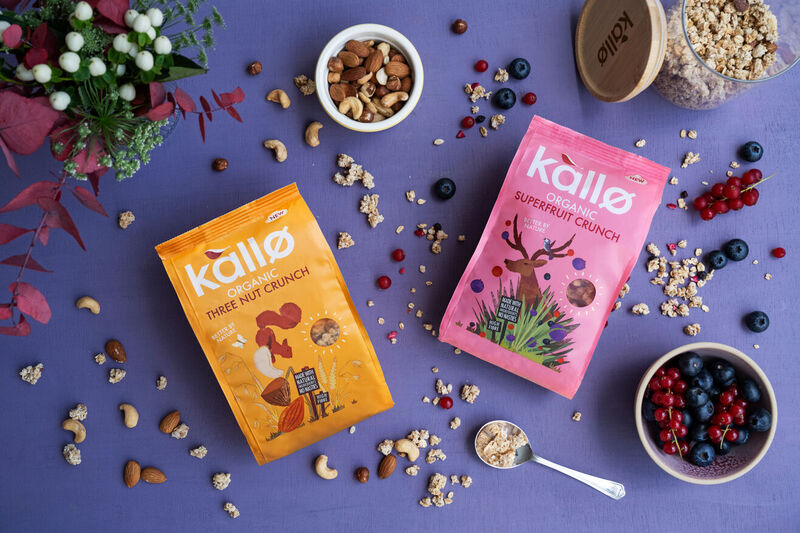 Kallø unveils a fresh line of granola products for breakfast