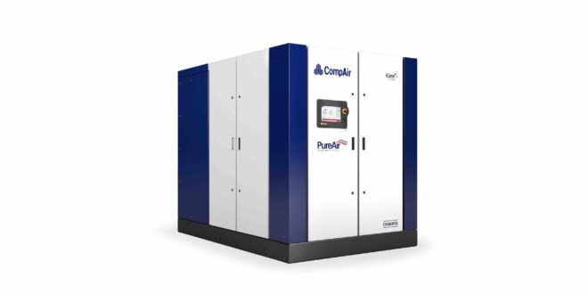 Oil-free rotary screw air compressor delivers up to 14% energy improvements