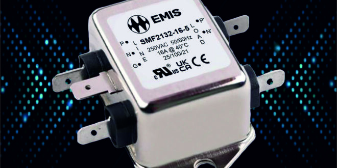 Single-stage EMI filter handles high interference levels