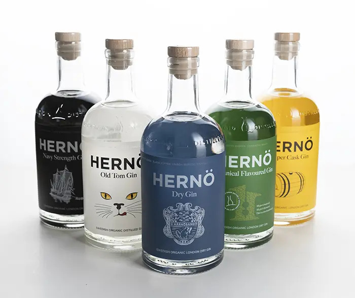 Ardagh Glass Packaging makes lightweight bottles for Hernö Gin