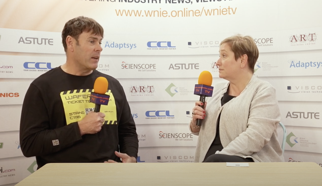 David Summerland from Wafertrain at Electronica 2024