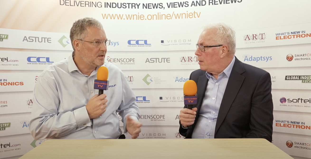 Karl Miles from Peak Production at electronica 2024