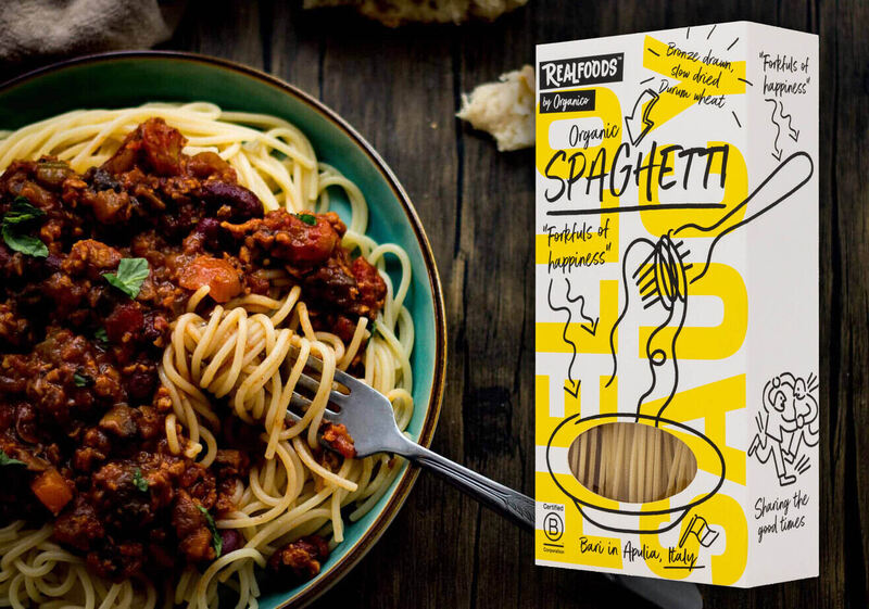 Realfoods Organico launches seven-strong organic pasta offering