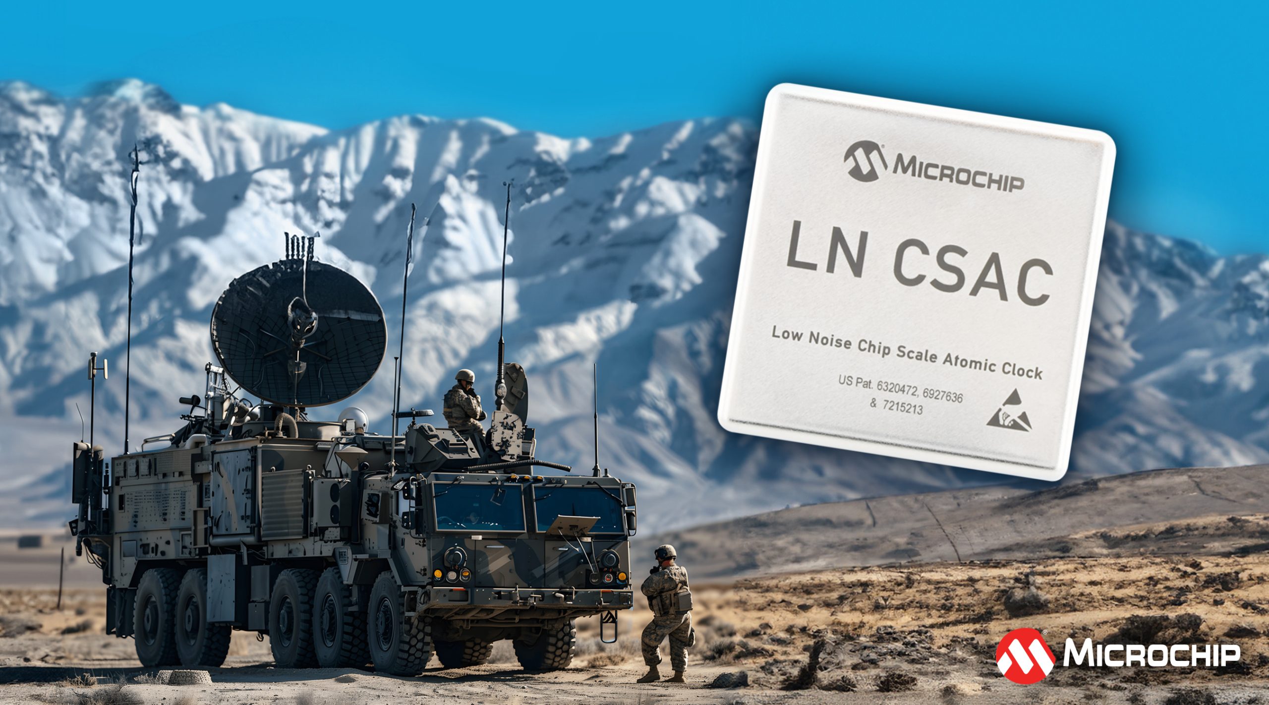 Microchip Launches the Next Generation of its Low-Noise Chip-Scale Atomic Clock Featuring a Lower Profile Height of Less Than ½ Inch