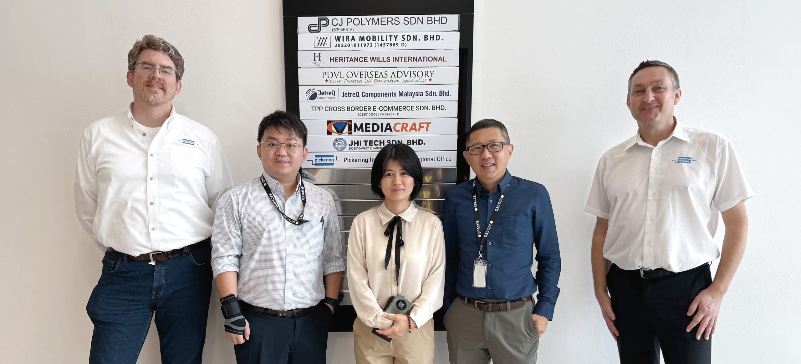 Pickering opens new office in Malaysia to serve expanding customer needs in Southeast Asia