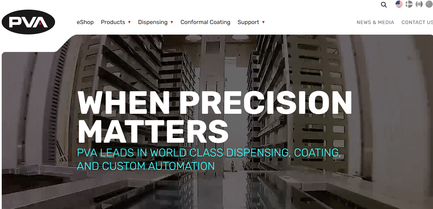 PVA Expands Focus on Dispensing Solutions with New Website and Enhanced Customer Resources