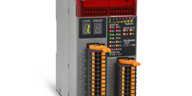 Safety controller uses certified hardware and flexible preconfigured logic strategies