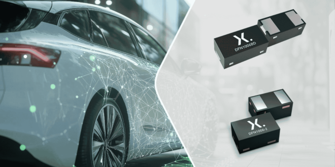 Automotive industry’s first 10BASE-T1S OPEN Alliance-compliant ESD protection diodes