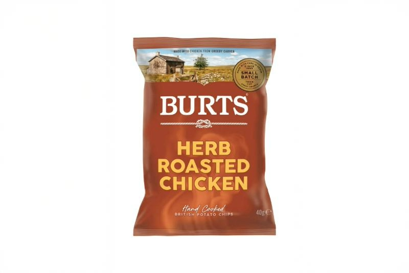 Burts adds fresh Herb Roasted Chicken hand-cooked chips