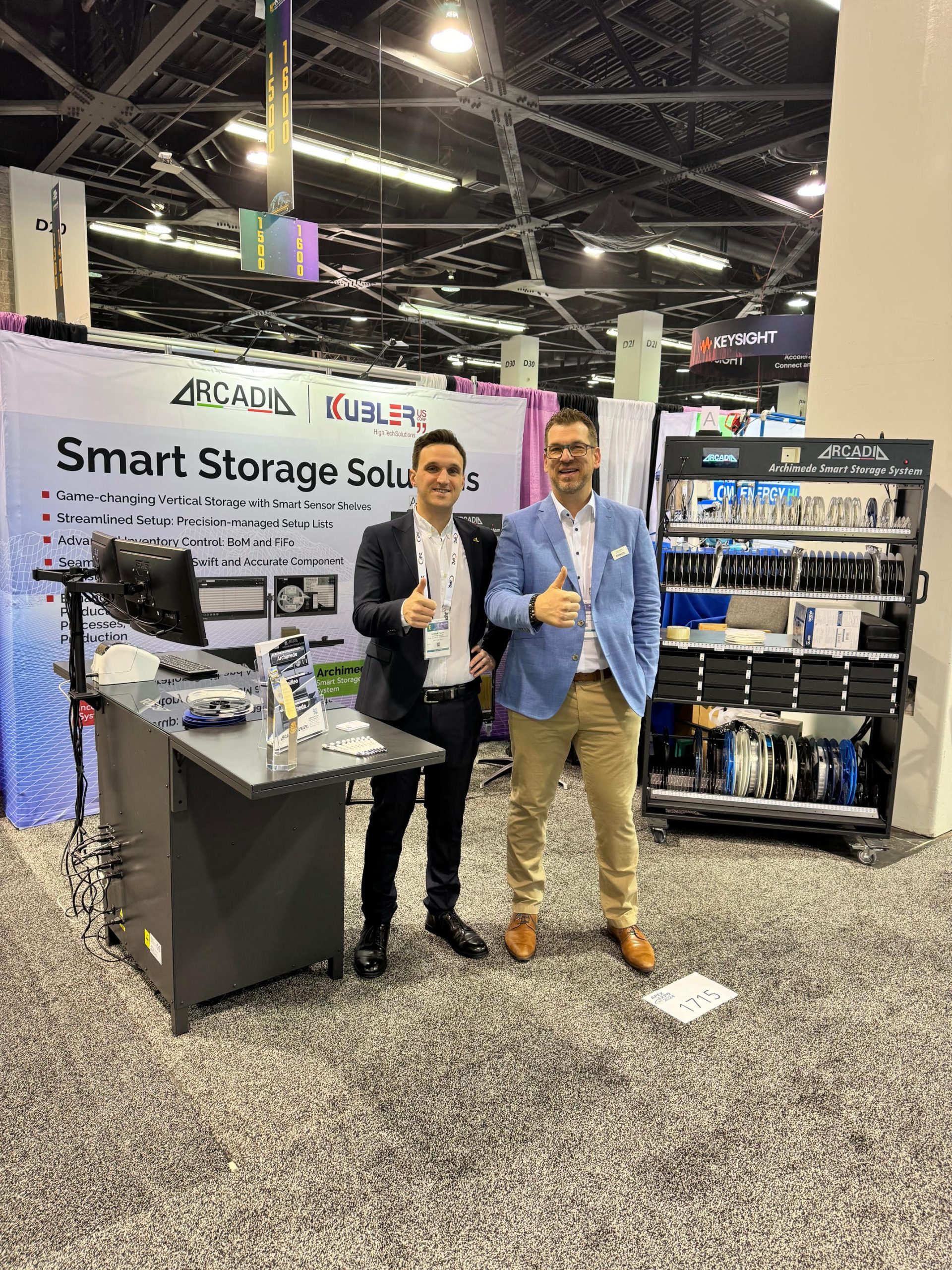 Kubler US Corp to Showcase Revolutionary Arcadia Smart Storage Solutions in Three Booths at IPC APEX EXPO 2025