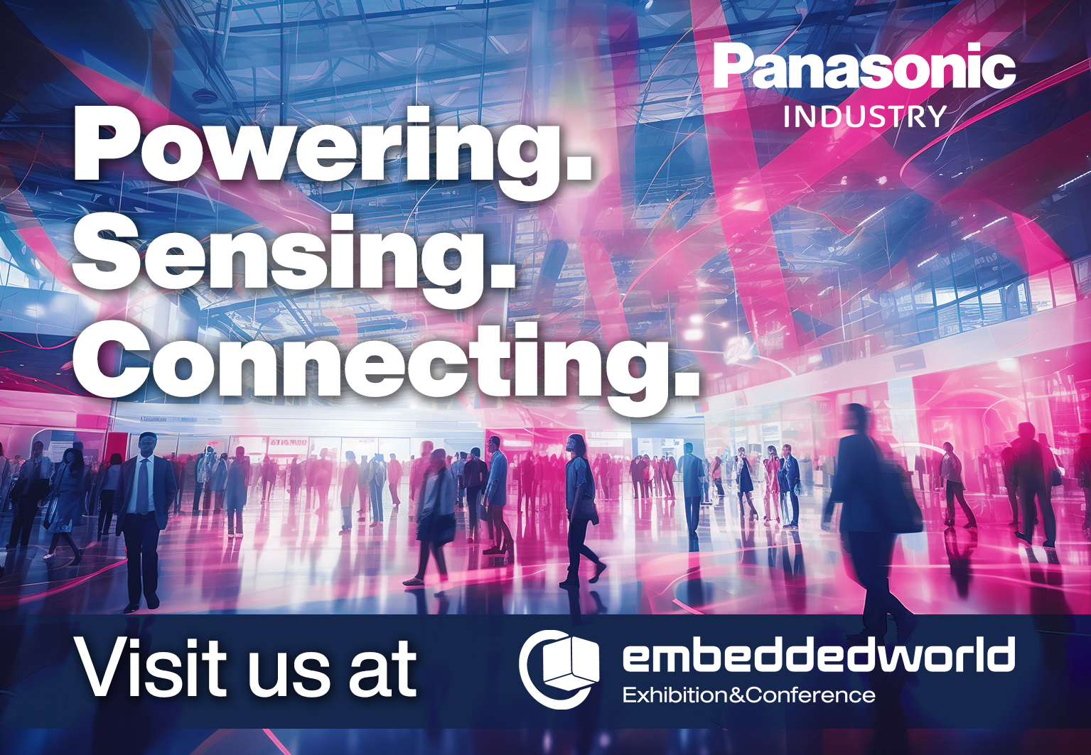 Powering, Sensing, Connecting: Catch the latest Panasonic Industry innovations at embedded world 2025