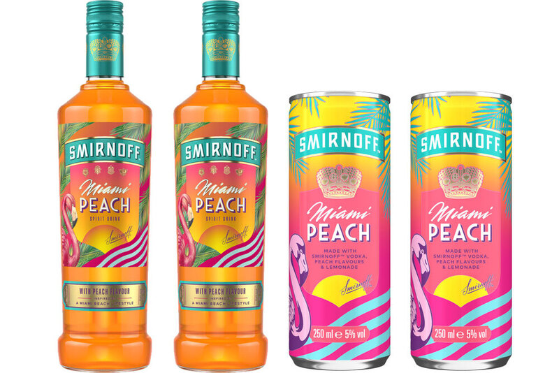 Smirnoff introduces a new flavour of Miami Peach vodka