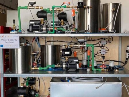 Towards a cyber-physical security solution for water distribution systems