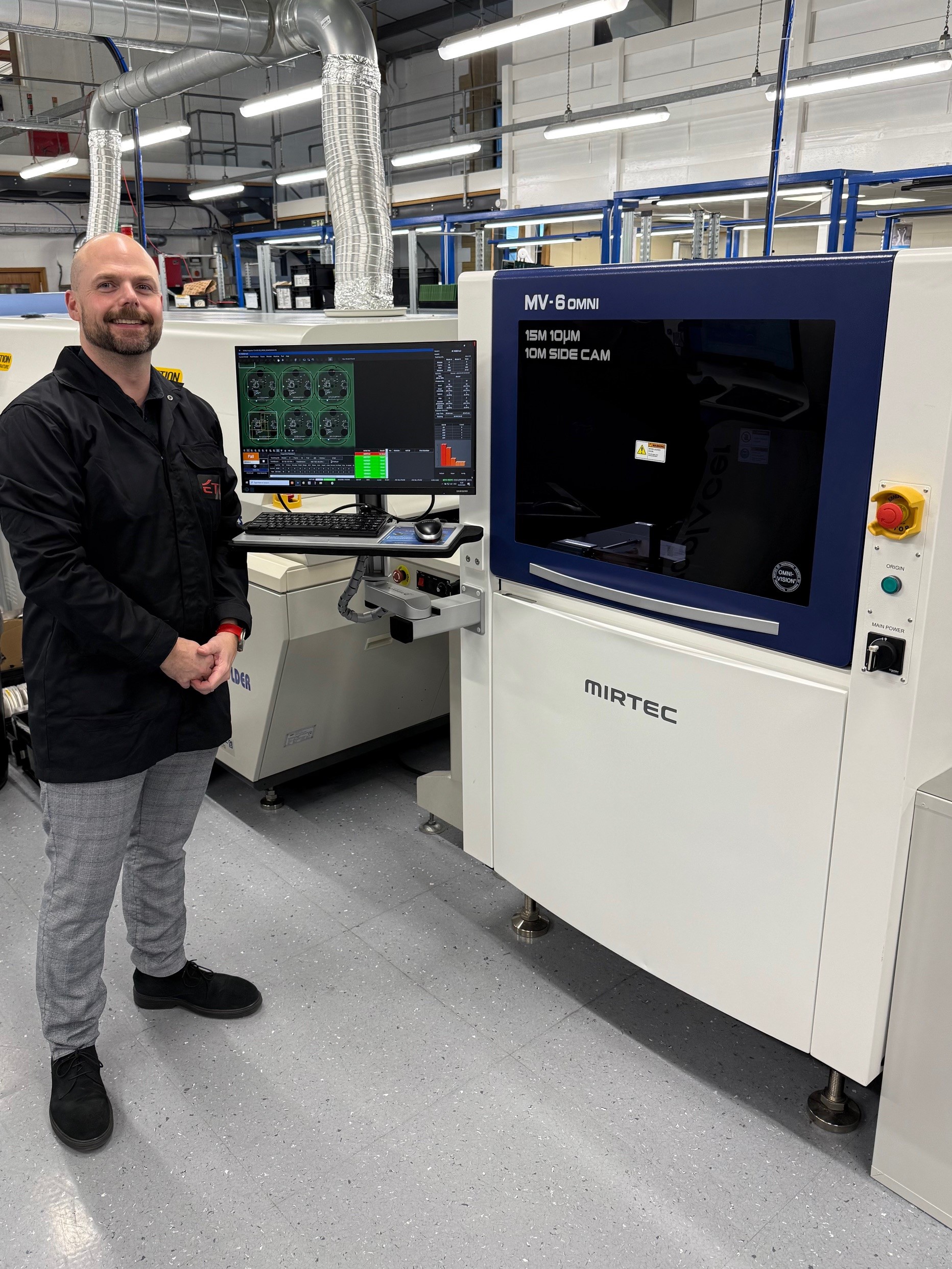 Electronic Technicians Ltd Invests in Cutting-Edge Inspection Technology with Purchase of MIRTEC MS-11e SPI and Two MV-6 OMNI AOI Systems