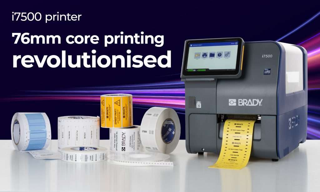 Experience premium label printing with BradyPrinter i7500