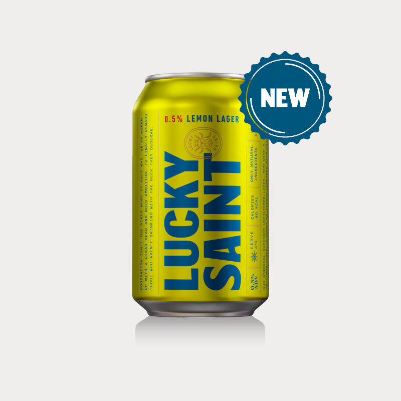 Lucky Saint launches alcohol-free lemon lager