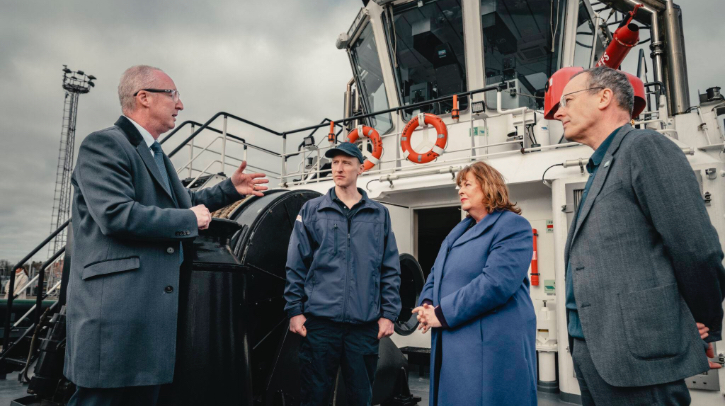 Port of Leith unveils green hydrogen shore power demonstrator