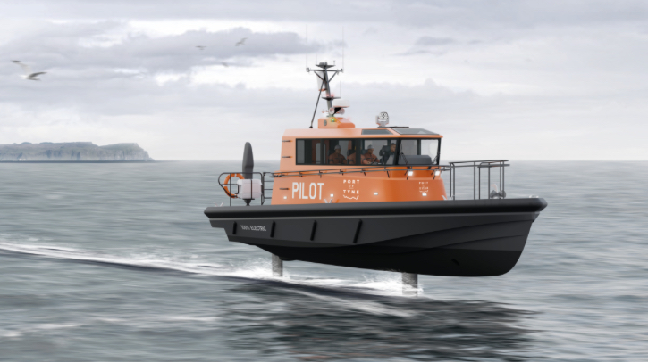 Port of Tyne invests in UK’s first fully electric foiling pilot boat Port of Tyne invests in UK’s first fully electric foiling pilot boat