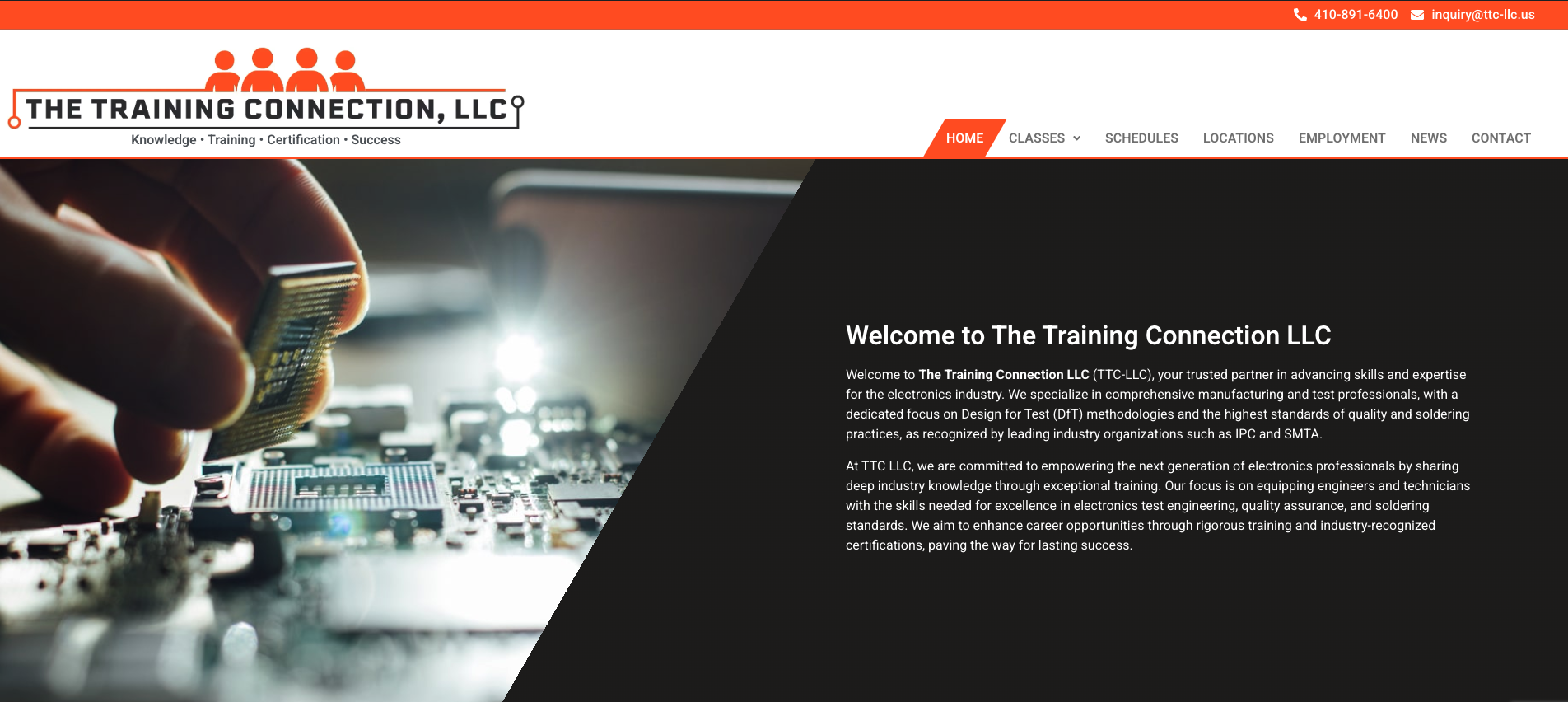 The Training Connection LLC Unveils New Website to Enhance Test Engineering Training Accessibility