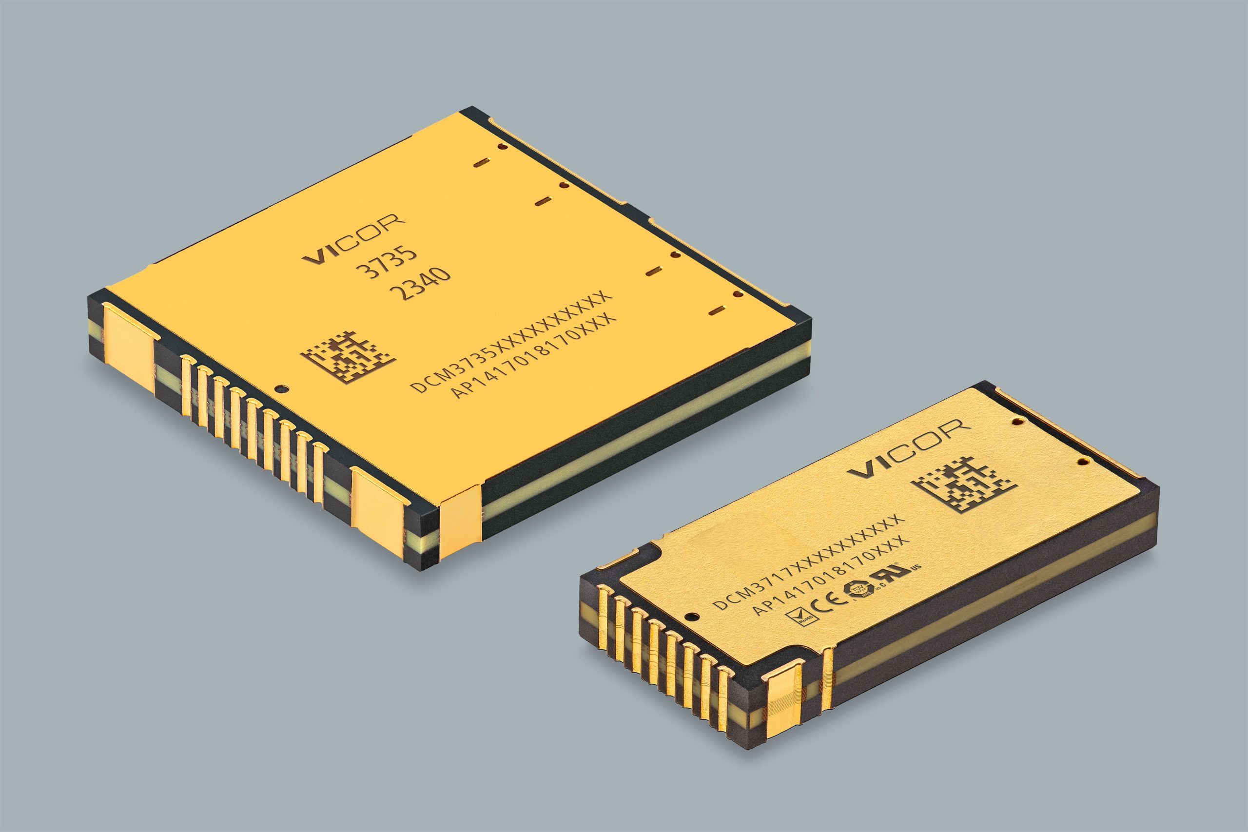 Vicor releases a new family of regulated 48V to 12V DCM™ DC-DC converters