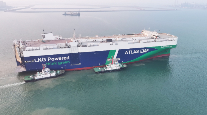 European Maritime Finance and Atlas Maritime sell dual-fuel LNG pure car truck carrier