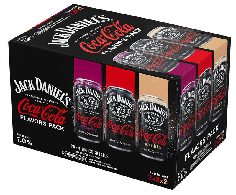 Jack Daniel’s increases Jack & Coca-Cola RTD selection with variety pack and new flavour