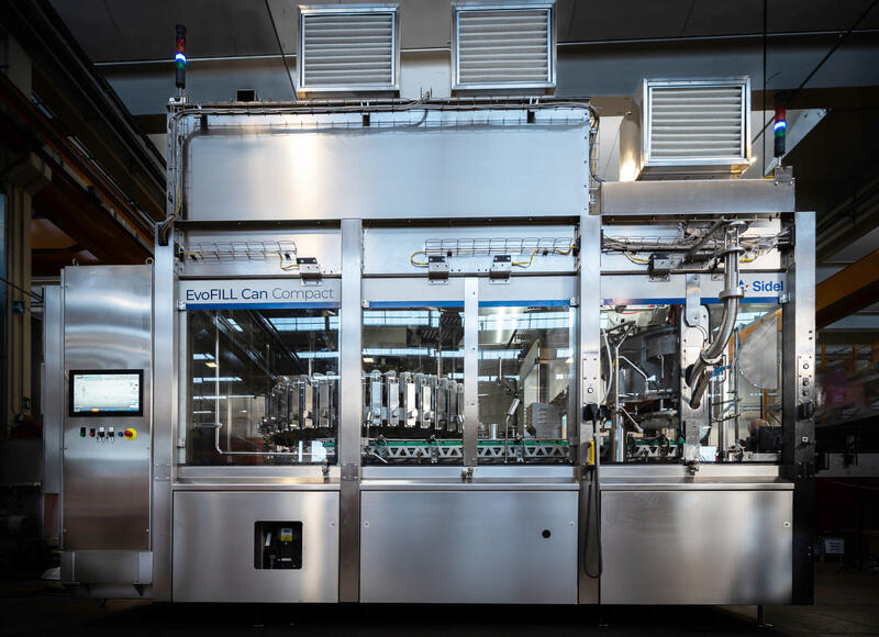 Sidel introduces performance driven EvoFILL Can Compact filler for premium beverages