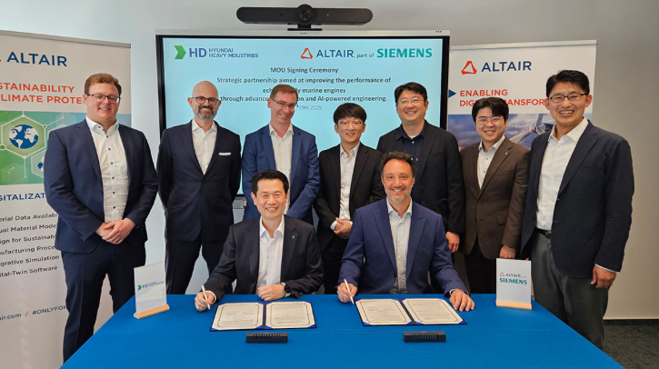 Altair and HD Hyundai Heavy Industries to decarbonize marine engines with AI and simulation Altair and HD Hyundai Heavy Industries to decarbonize marine engines with AI and simulation