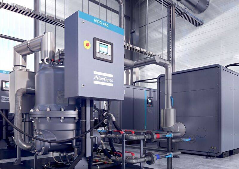 Atlas Copco expands Class 2 rotary drum dryer range