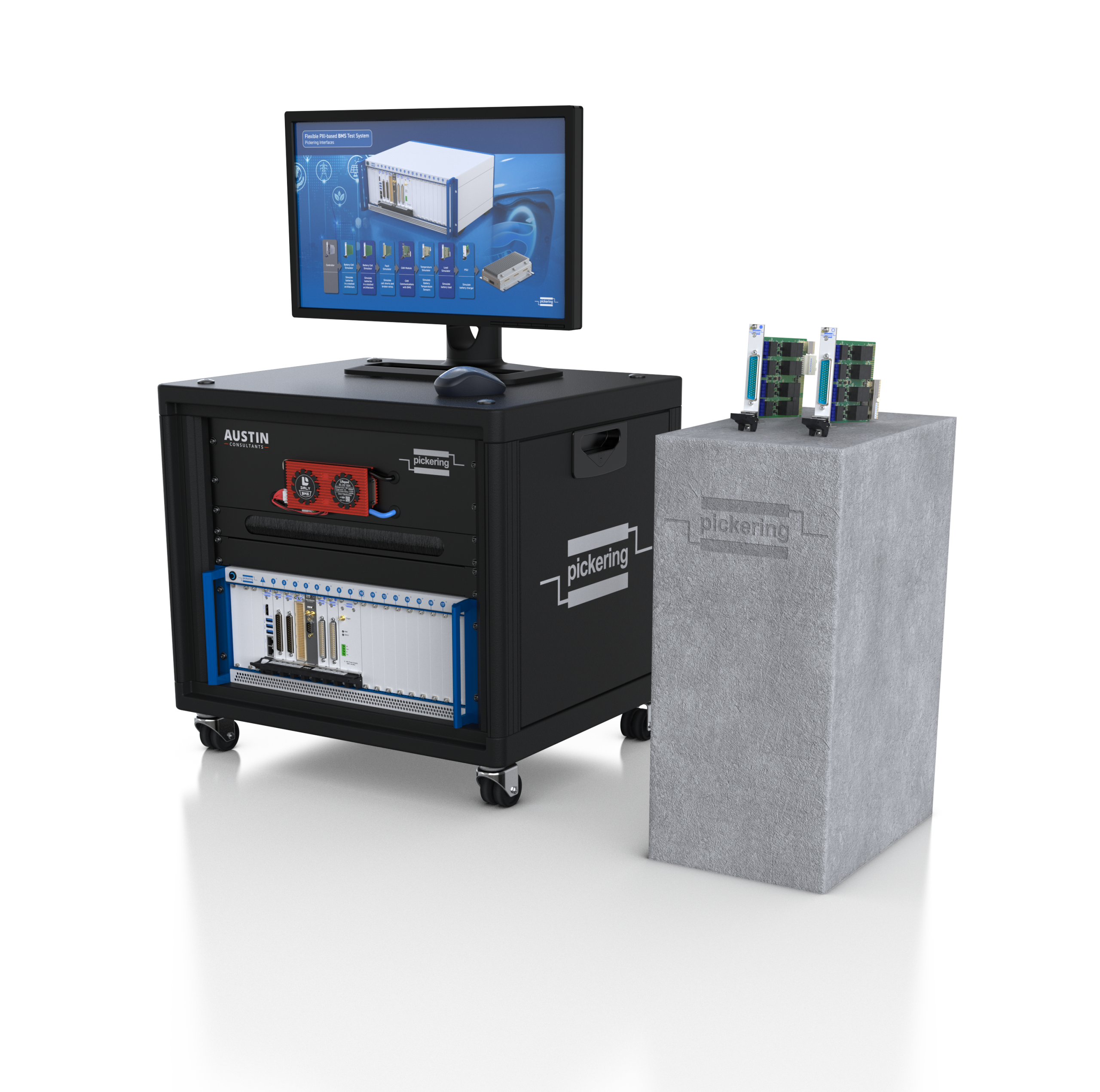 EV BMS test and new high-speed resolver from Pickering Interfaces on show at The Battery Show Europe 2025, Stuttgart, Germany