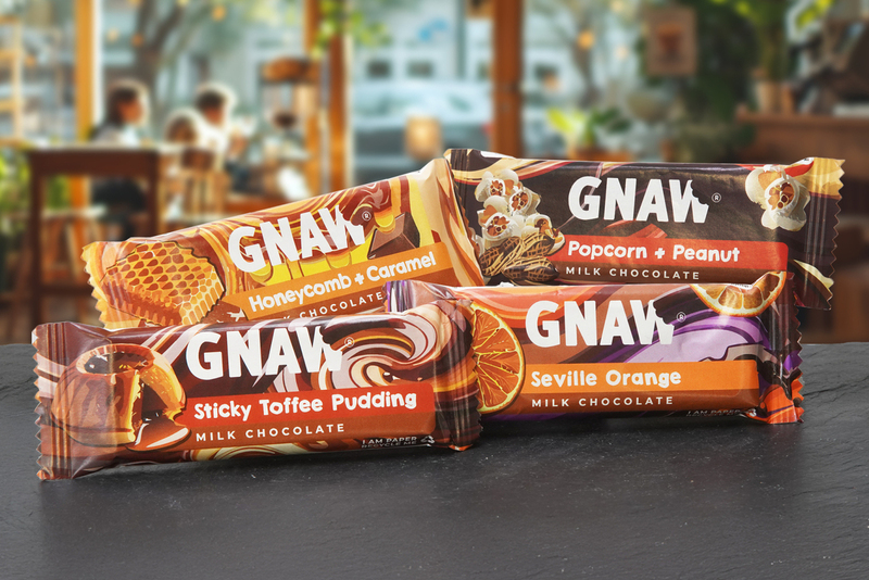 Gnaw extends its chocolate treat appeal to impulse fixture