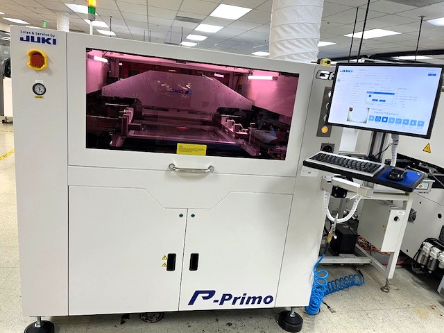 Green Circuits Expands Large-Format PCBA Capabilities with Installation of JUKI Primo Screen Printer