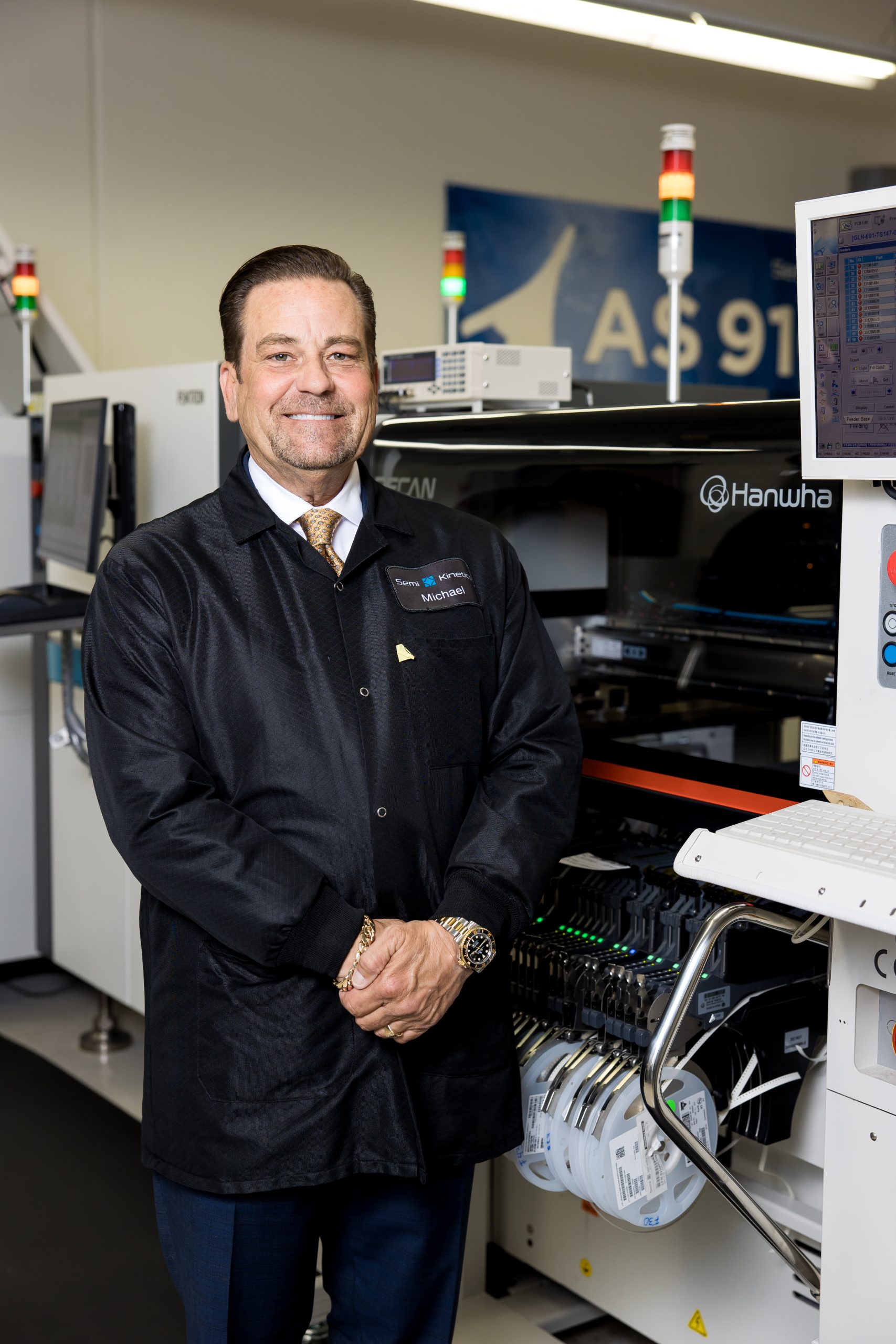 Semi-Kinetics Expands Production Capacity with 10th Hanwha Placement System