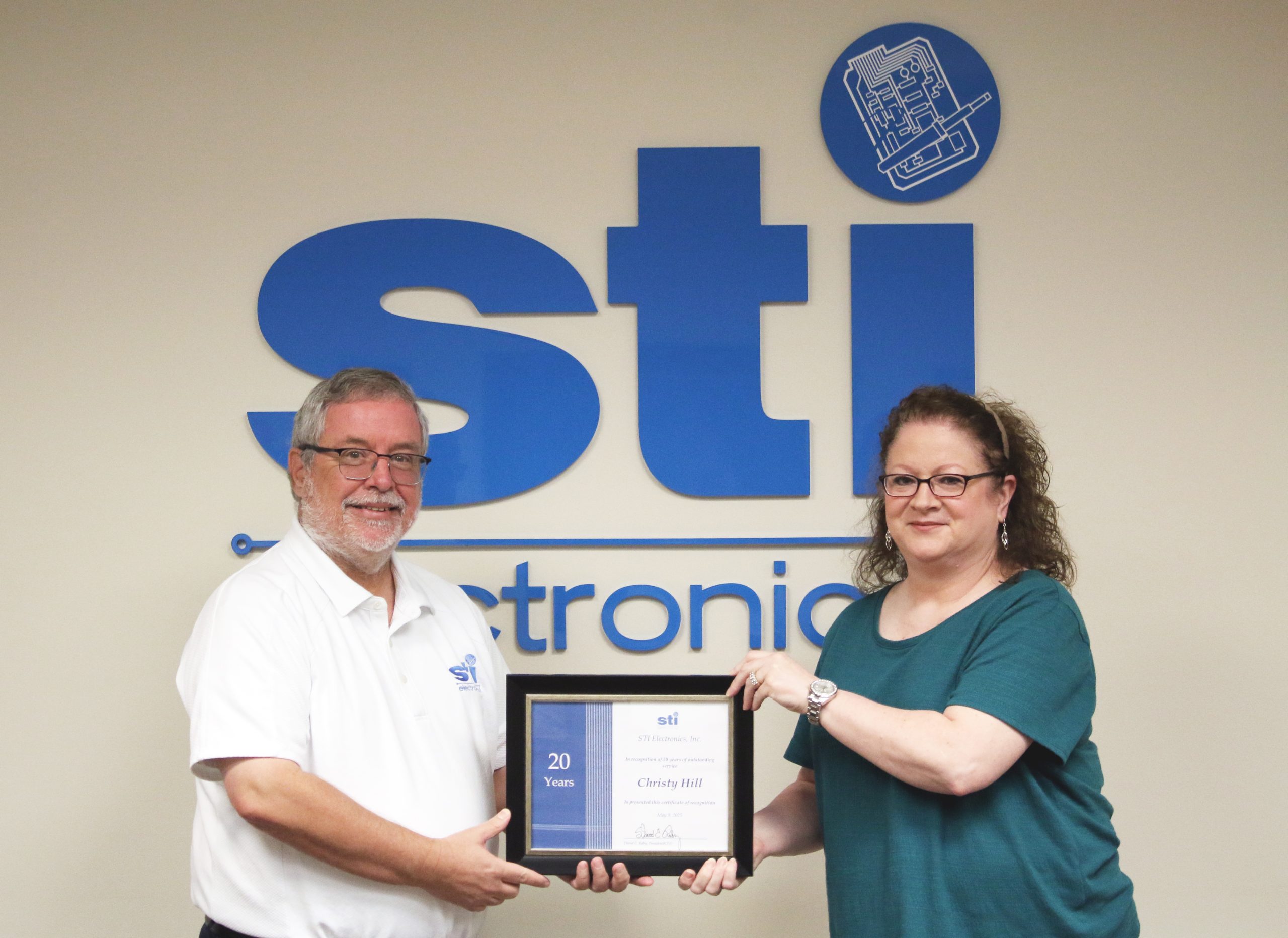 STI Celebrates Christy Hill’s 20 Years of Dedicated Service