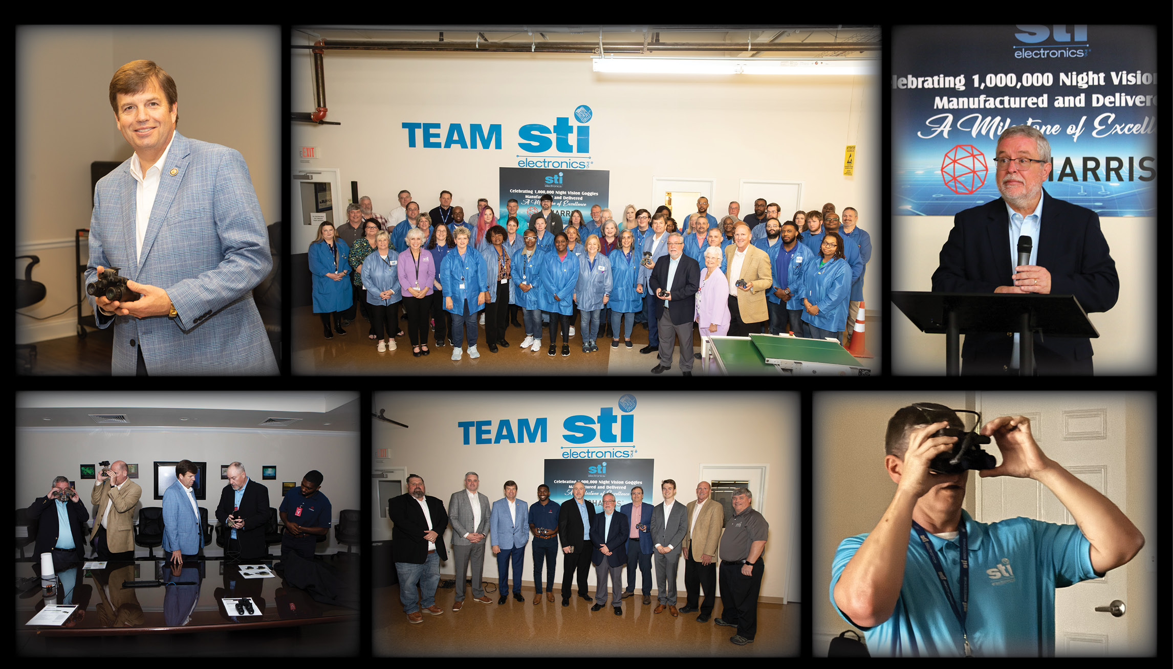 STI Celebrates Major Manufacturing Milestone: One Million Night Vision Goggles Delivered via L3Harris