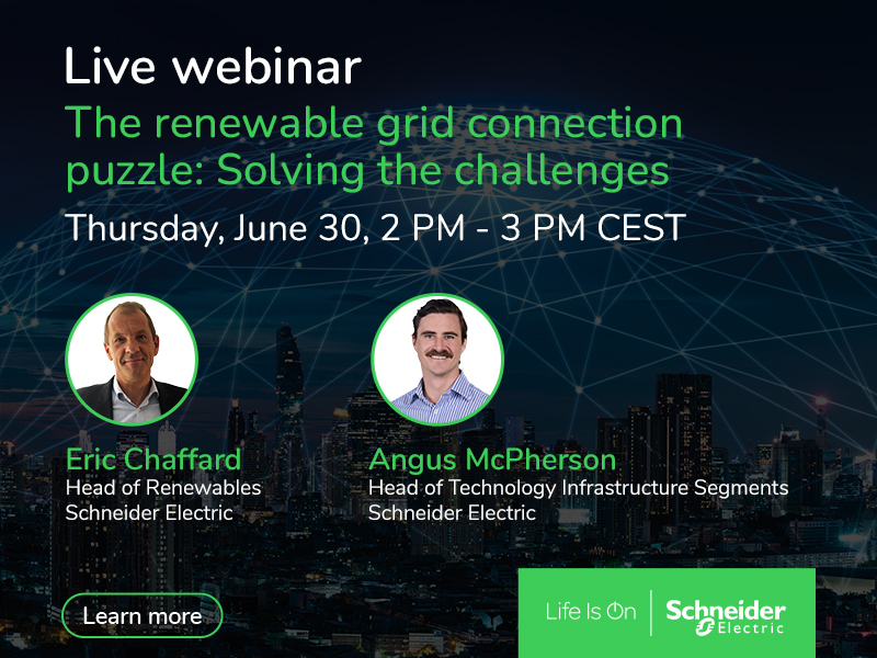 Webinar 30 June: The renewable grid connection puzzle: Solving the challenges