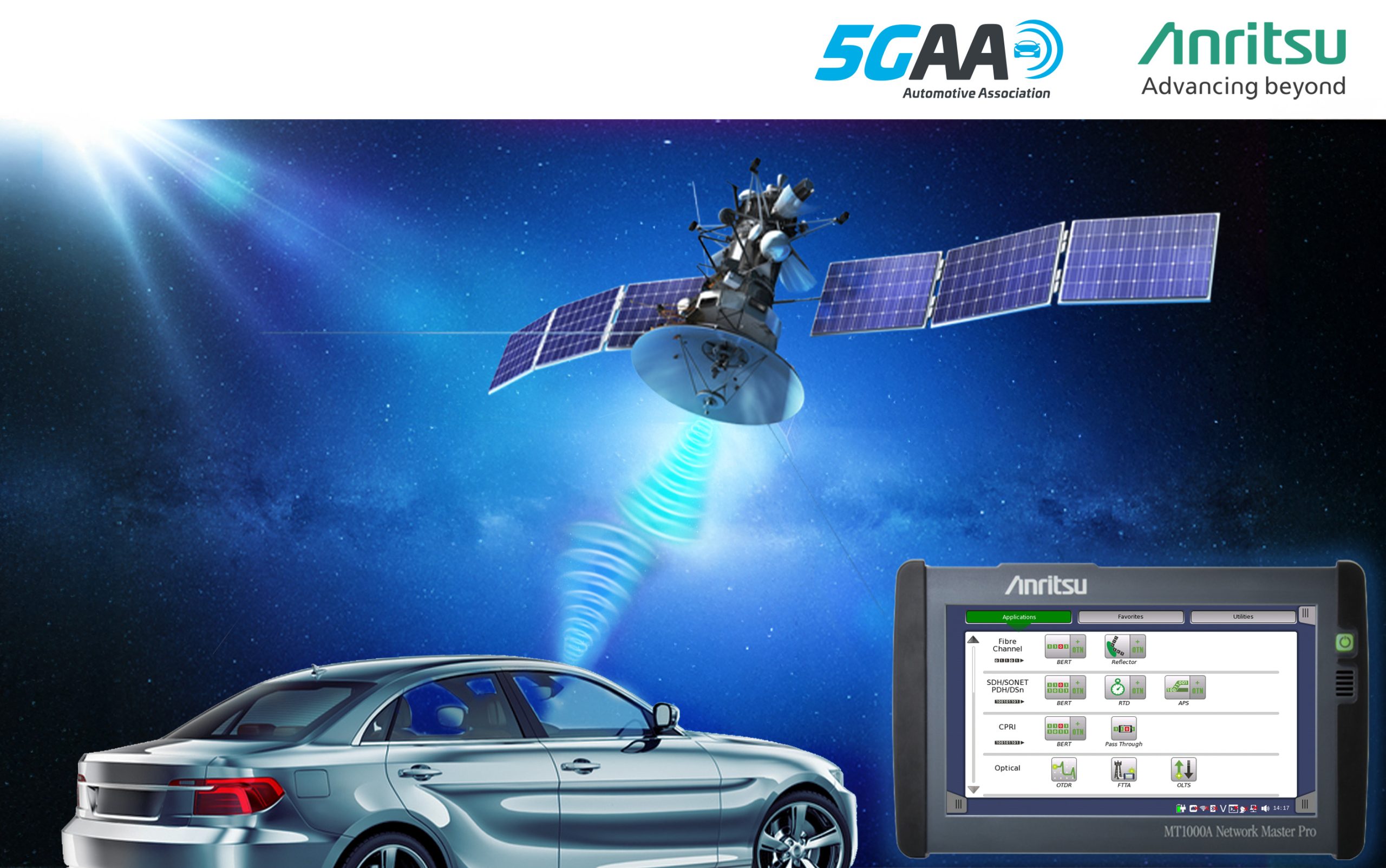 Anritsu Collaborates with Industry Leaders to Demonstrate Key Non-Terrestrial Network Use Cases