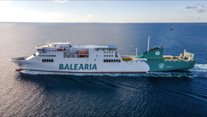 Baleària reduces freight transportation emissions by 5%