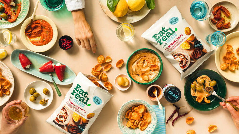 Eat Real and Belazu collaborate to introduce chip flavours