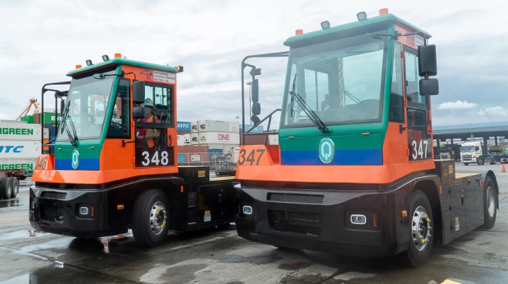 ICTSI Manila deploys first electric terminal tractors in a Philippine marine port