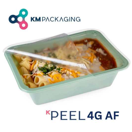 KM Packaging releases a lidding film compatible with all PET trays