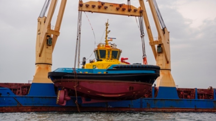 Latin America’s first fully electric tug sets off for delivery