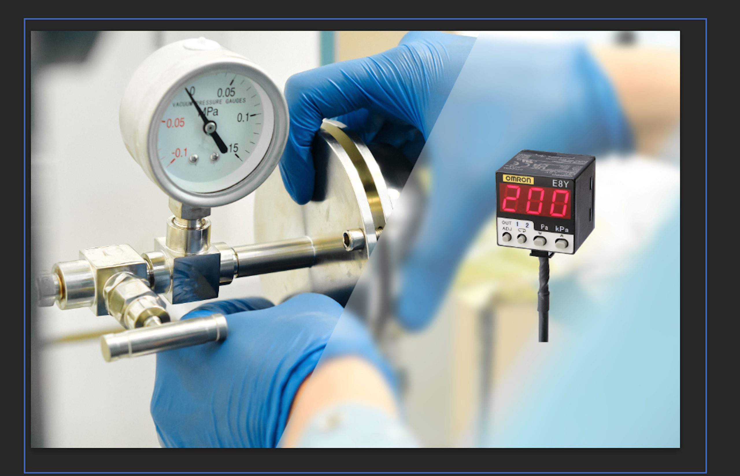 New OMRON E8Y-L pressure sensors are easy, compact, and flexible