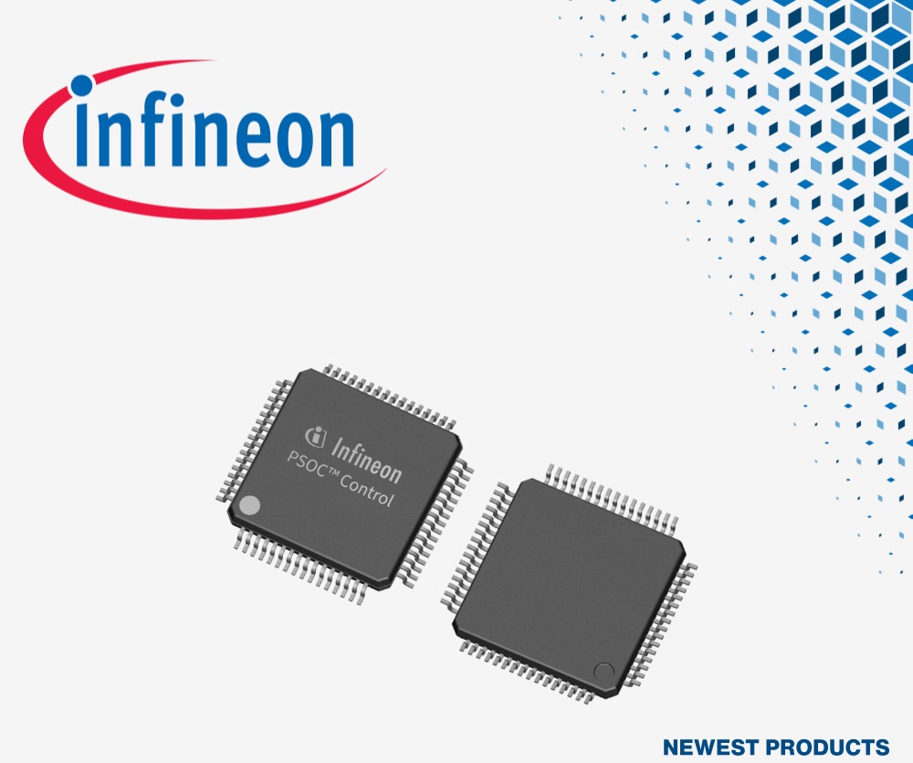 Now at Mouser: Infineon PSOC Control C3 Microcontrollers for Next-Generation Motor Control Applications