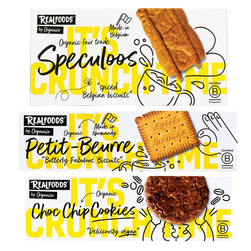 Organico enters the world of famous crunchy biscuits
