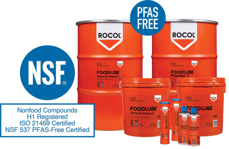 Rocol claims industry first after PFAS-Free accreditation for FOODLUBE