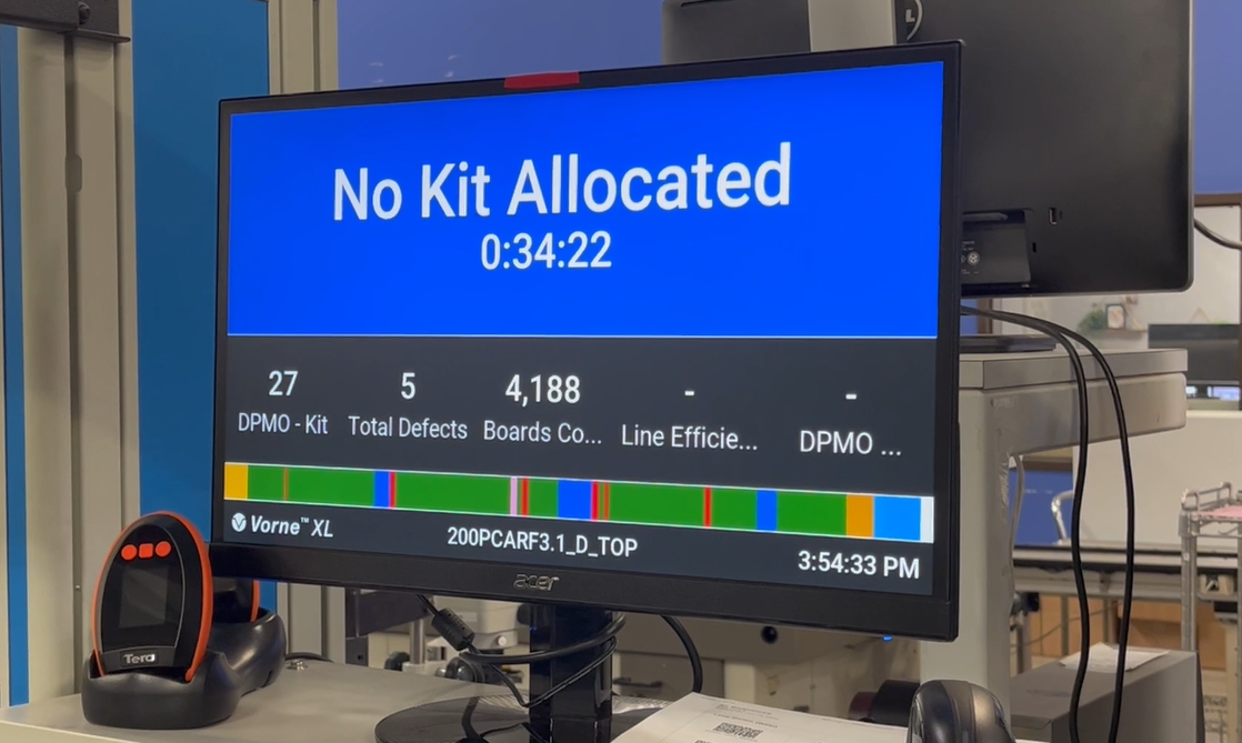 Silicon Mountain Implements Vorne XL Production Monitoring System to Boost Efficiency and Visibility